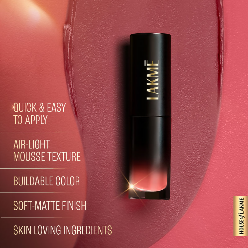 Lakme Xtraordin-Airy One-And-Done Lip, Eye & Cheek Tint - Candy Floss | Grocsy