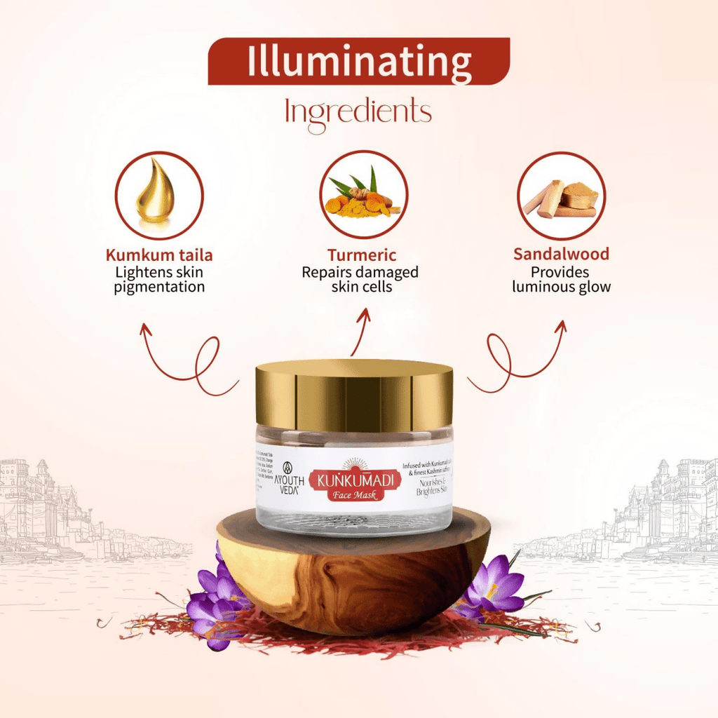 Ayouthveda Kunkumadi Face Mask | Grocsy