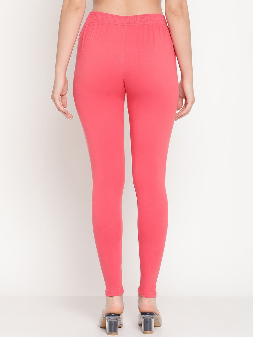 TAG 7 Women Pack Of 2 Solid Ankle-Length Leggings | Grocsy
