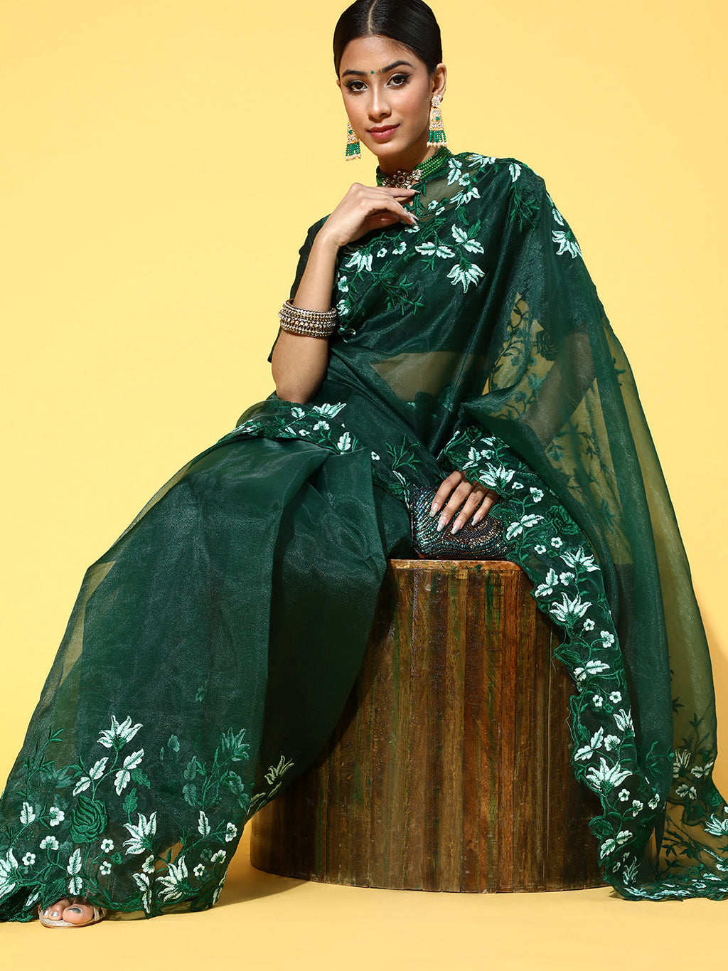 Saree Mall Solid Saree For Women | Grocsy