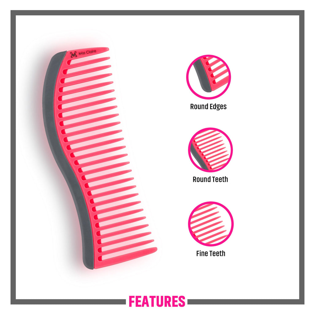 Miss Claire 122Rp Hair Comb - Pink | Grocsy