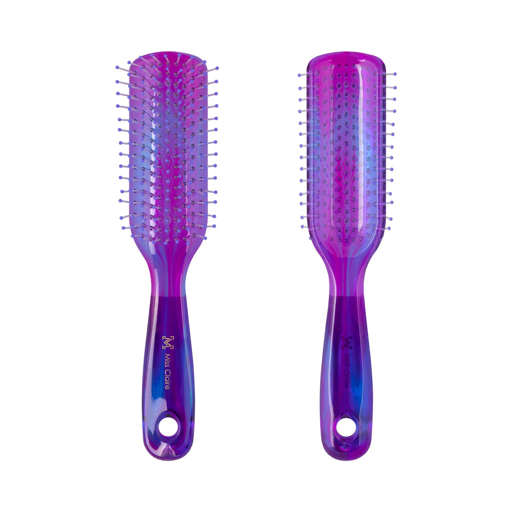 Miss Claire V18001At Flat Hair Brush - Purple | Grocsy