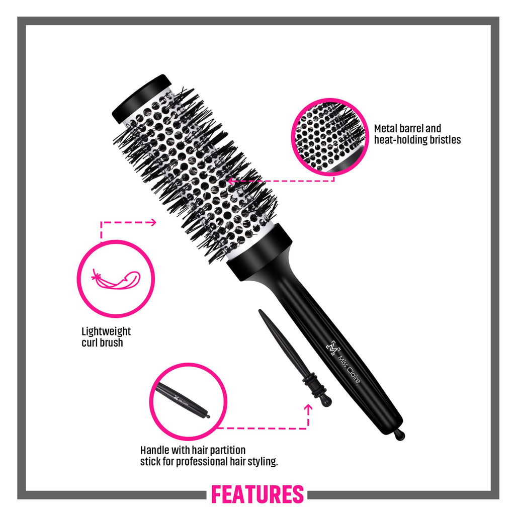 Miss Claire R5721 Hot Curl Hair Brush - Medium | Grocsy