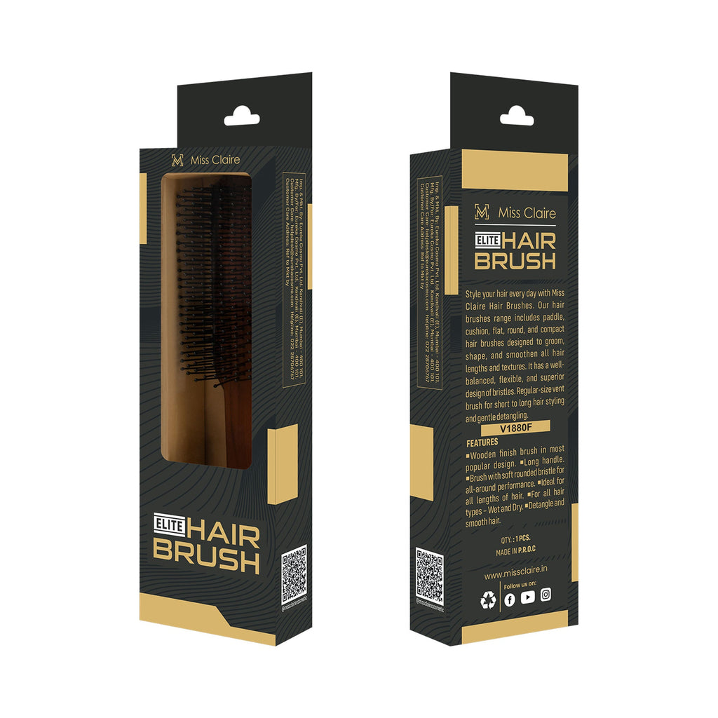 Miss Claire V1880F Flat Hair Brush | Grocsy