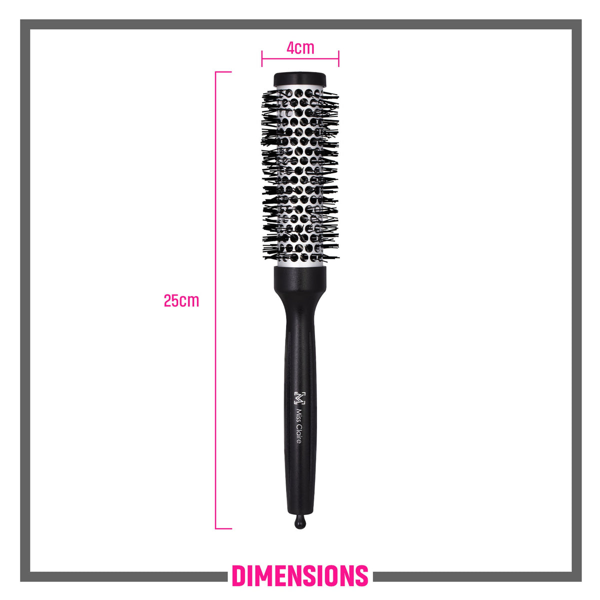 Miss Claire R5711 Hot Curl Hair Brush - Small | Grocsy