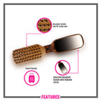 Miss Claire V450Tt Flat Hair Brush - Small | Grocsy