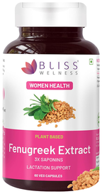 Bliss Welness Fenugreek Extract Veg Capsule | Grocsy