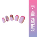 SOEZI Berry Kawaii Reusable Press On Nails - Application Kit | Grocsy