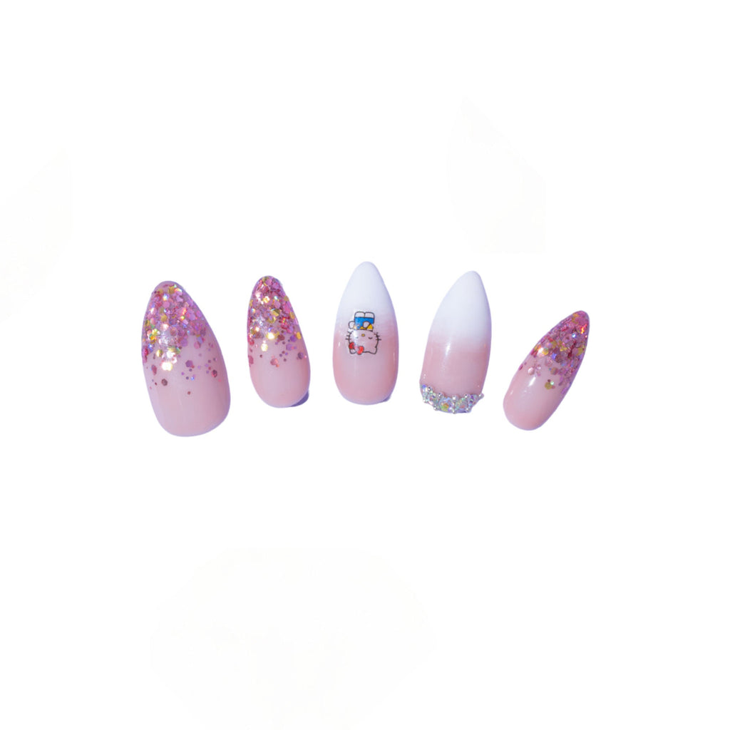 SOEZI Hello Princess Reusable Press On Nails - Application Kit | Grocsy