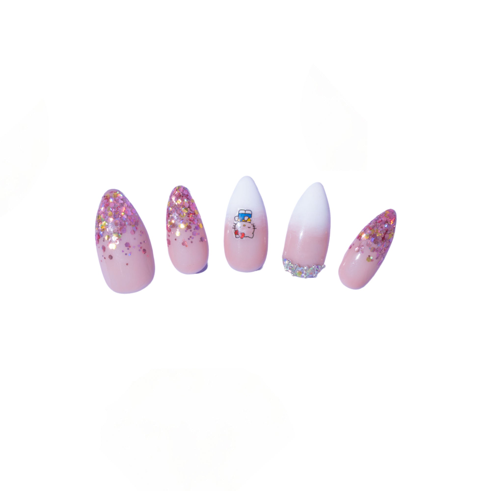 SOEZI Hello Princess Reusable Press On Nails - Application Kit | Grocsy