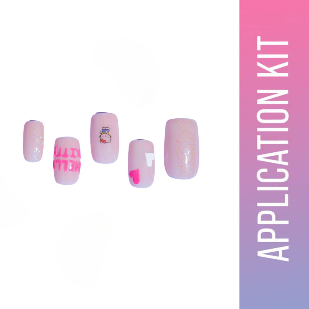 SOEZI I’M Feeling Pink Reusable Press On Nails - Application Kit | Grocsy