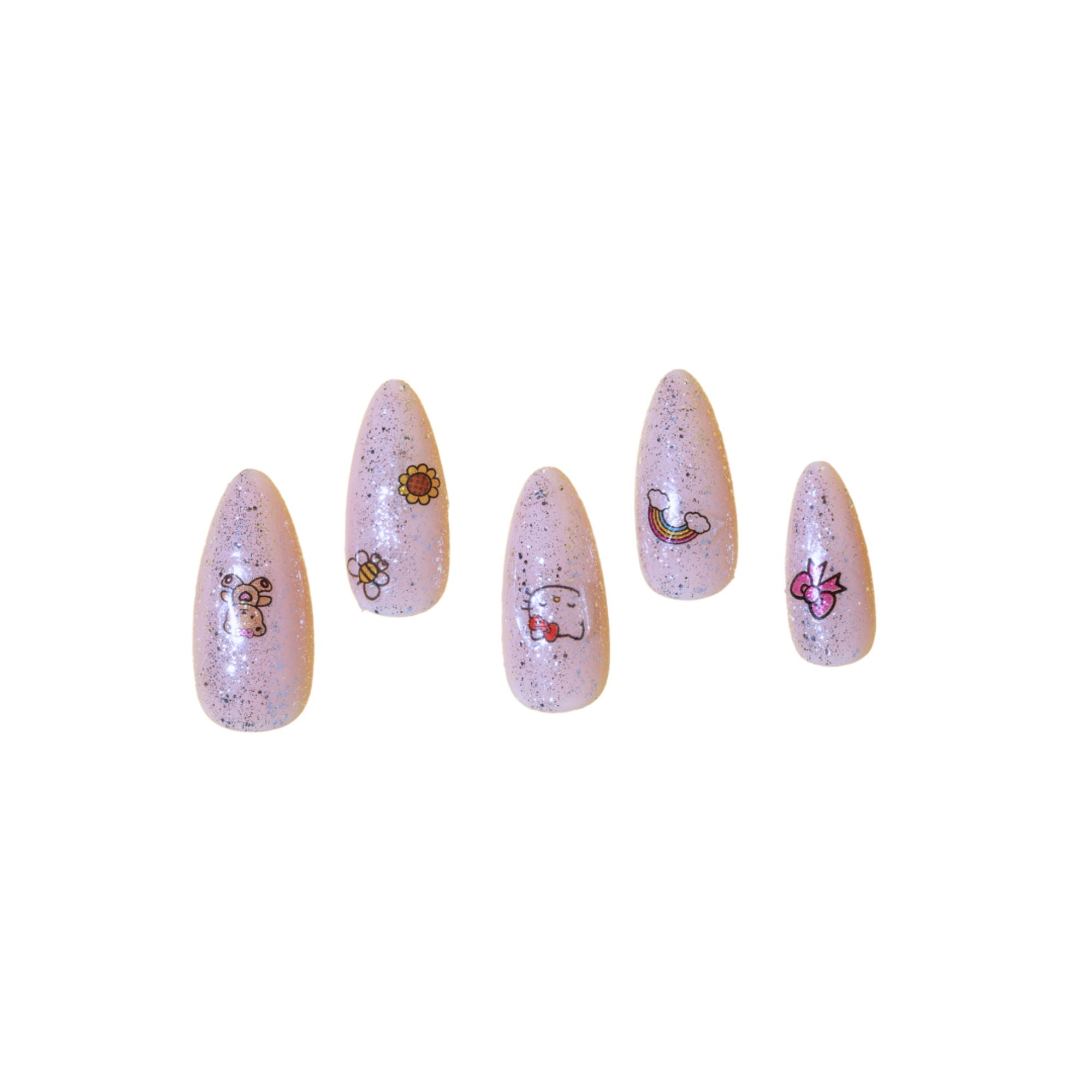 SOEZI Whisker Wonderland Reusable Press On Nails - Application Kit | Grocsy