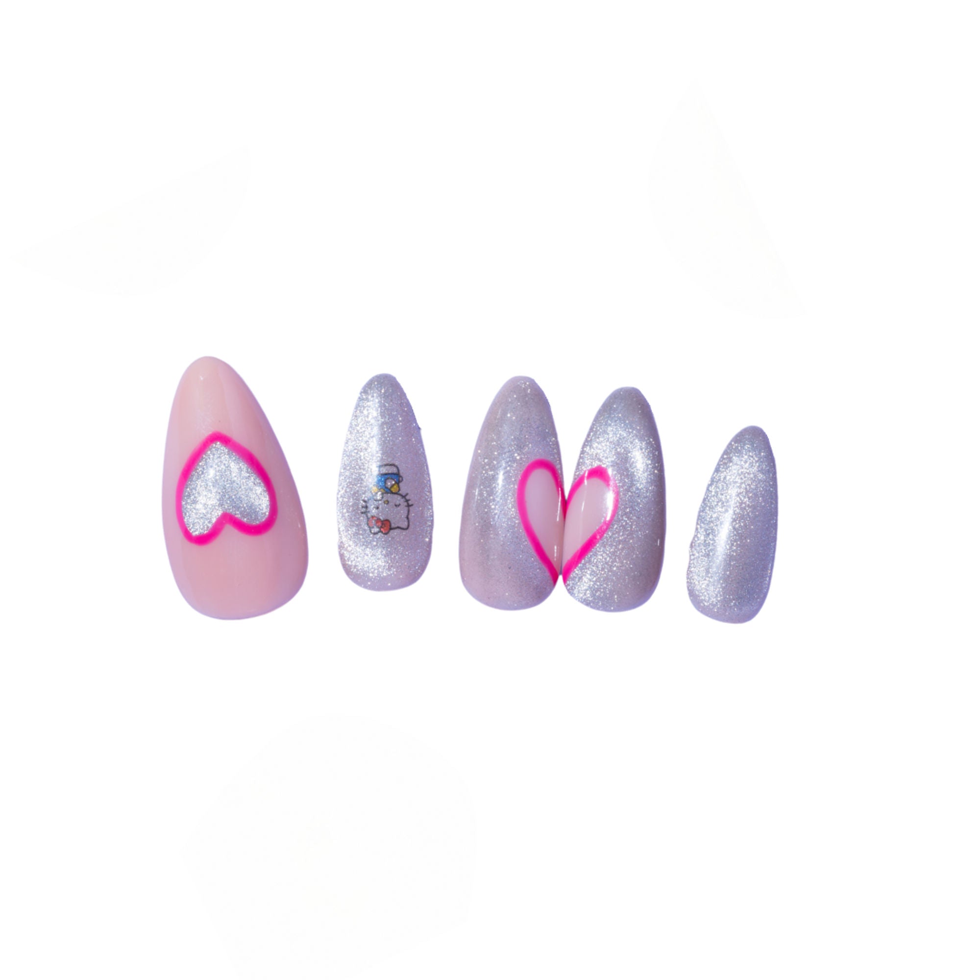 SOEZI Bow Of Love Reusable Press On Nails - Application Kit | Grocsy