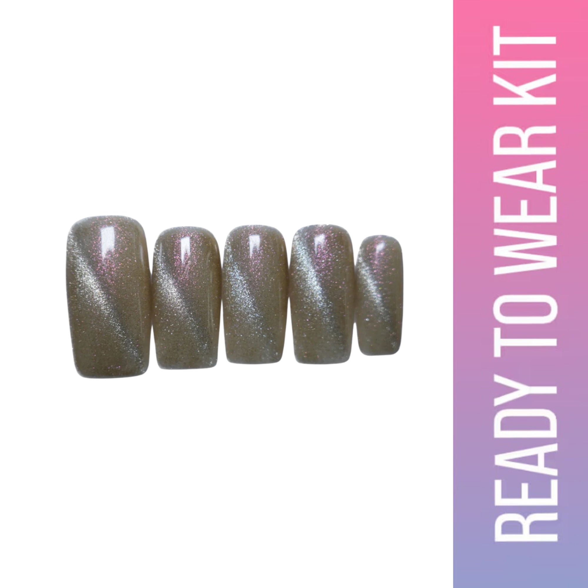 SOEZI Magneto Reusable Press On Nail - Ready To Wear Kit | Grocsy