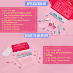 SOEZI Black Magic Reusable Press On Nail - Ready To Wear Kit | Grocsy