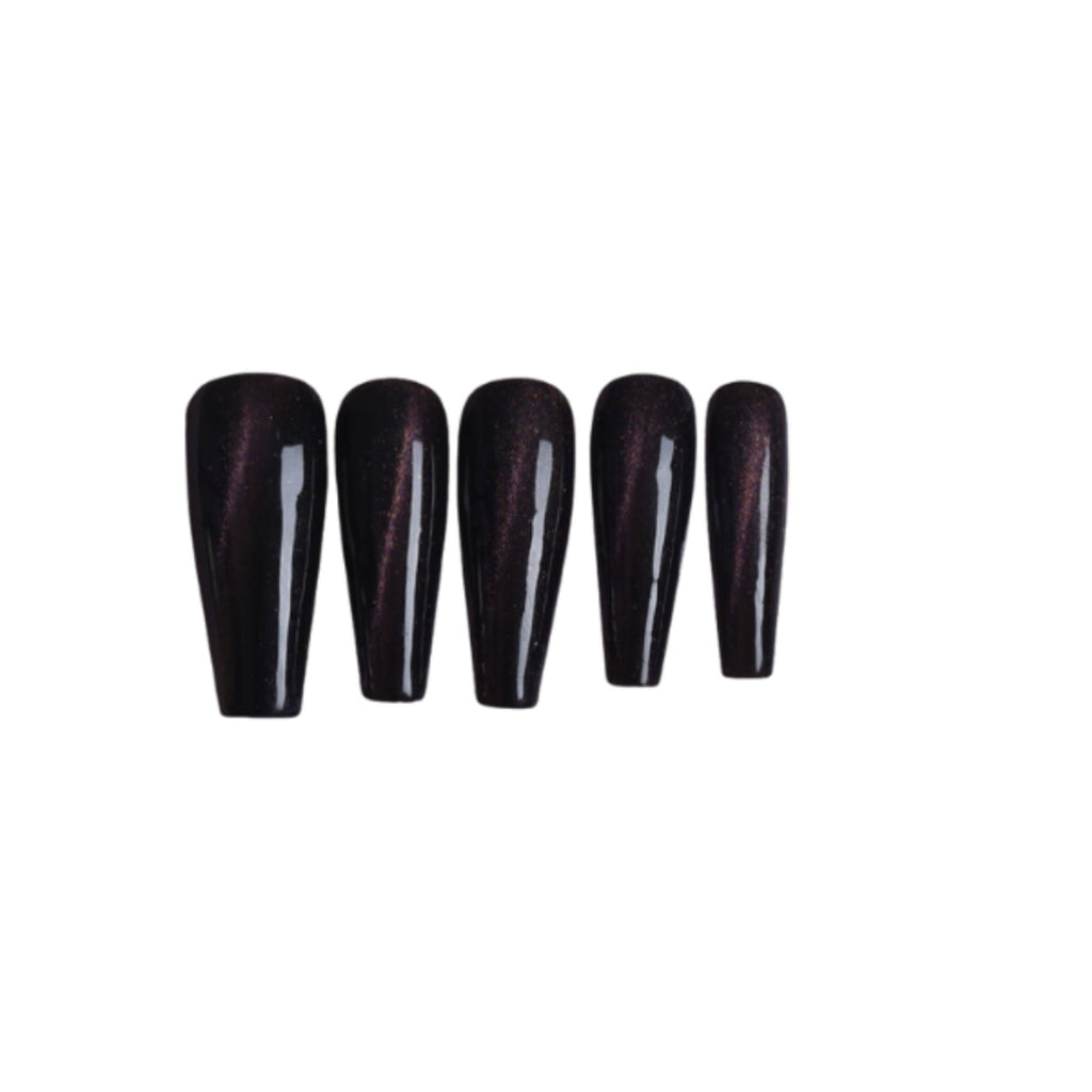SOEZI Black Magic Reusable Press On Nail - Ready To Wear Kit | Grocsy