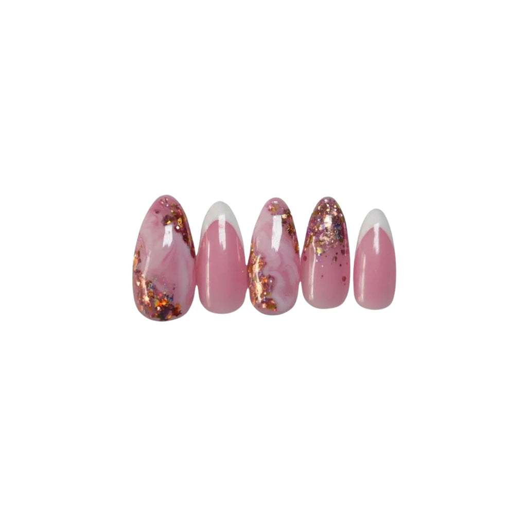 SOEZI Fancy Nancy Reusable Press On Nail - Ready To Wear Kit | Grocsy