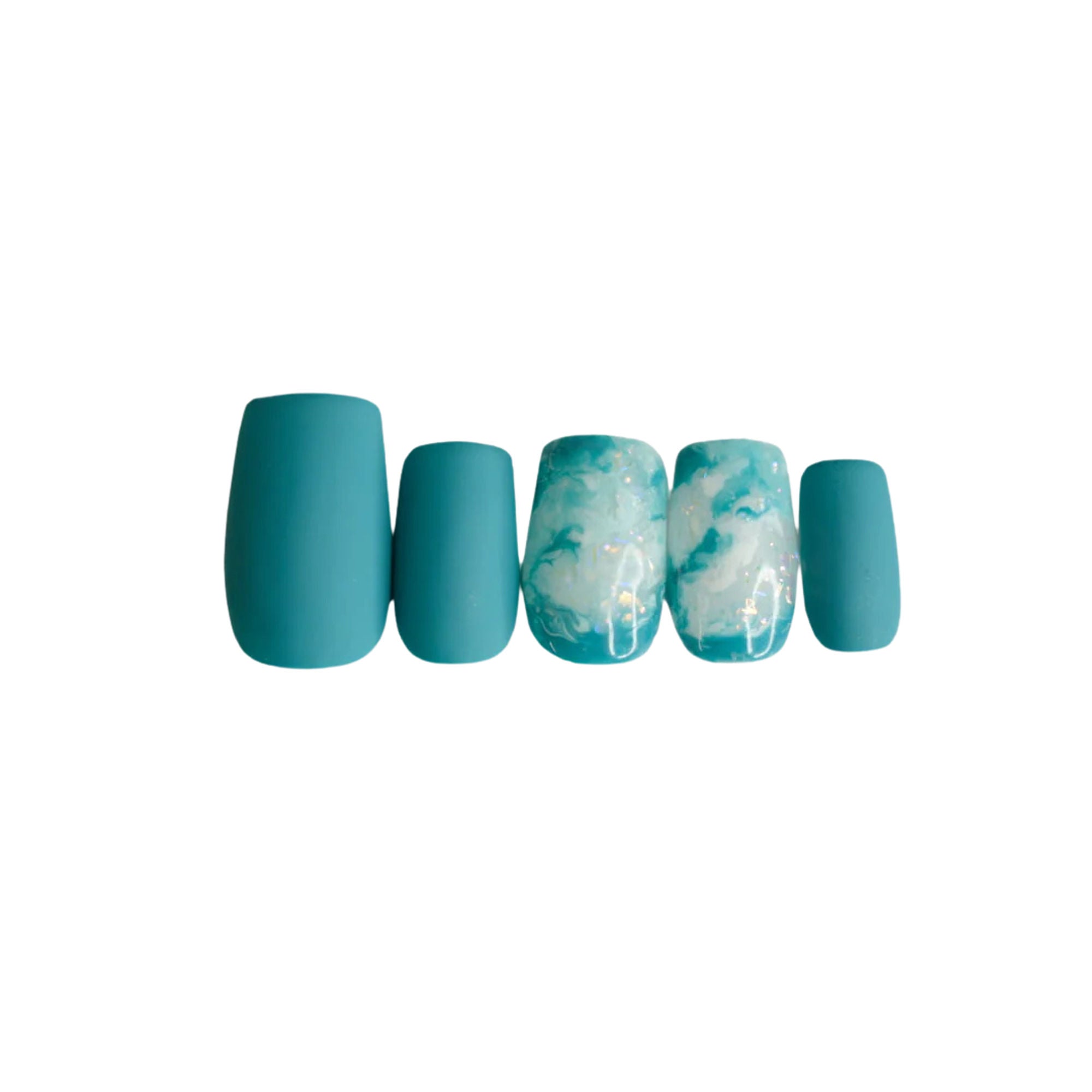 SOEZI Alora Short Square Reusable Press On Nails - Application Kit | Grocsy