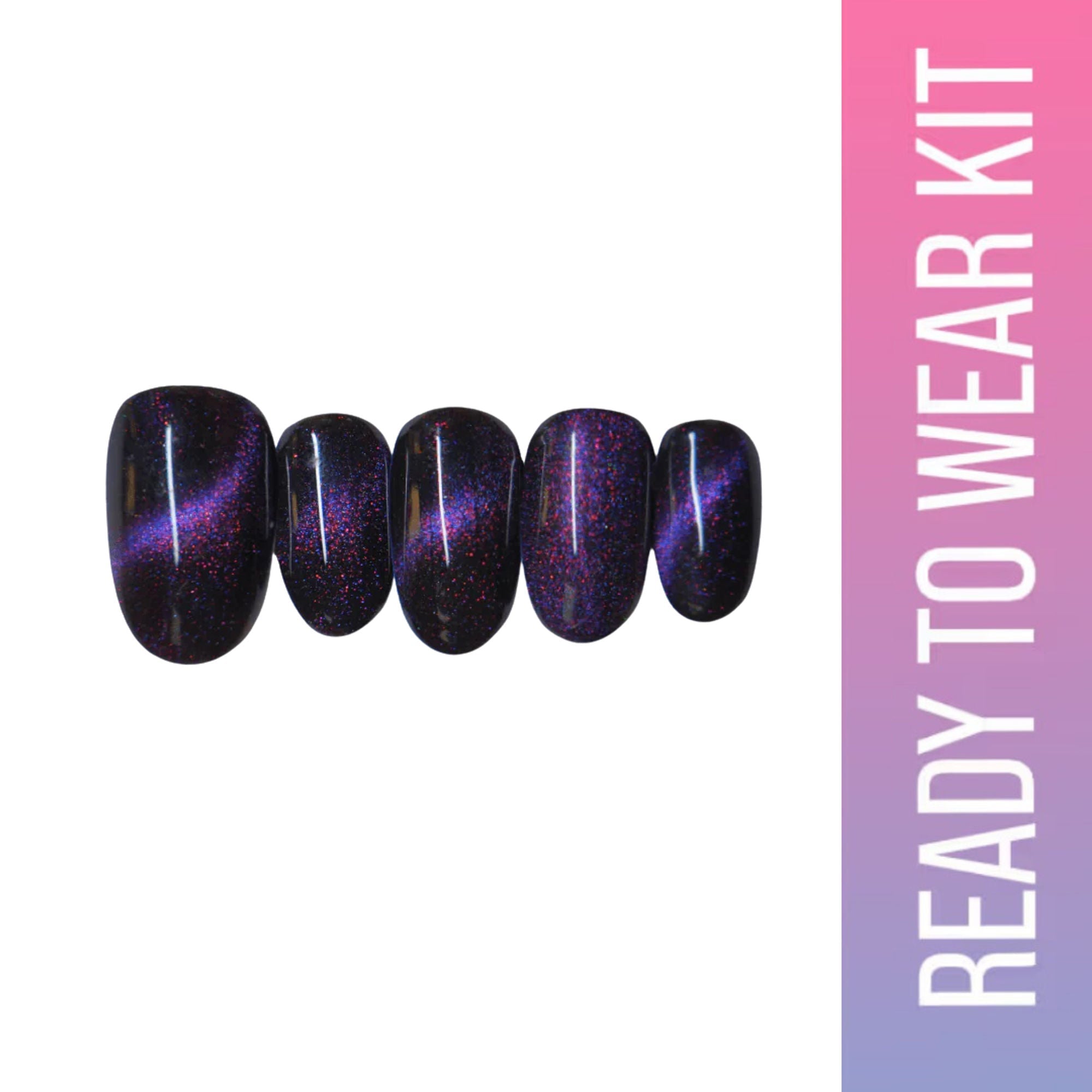 SOEZI Viva La Violet Reusable Press On Nail - Ready To Wear Kit | Grocsy