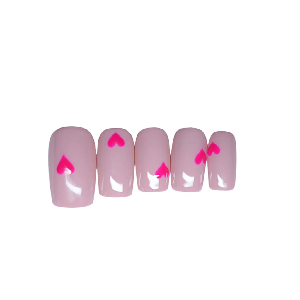 SOEZI I Heart You Reusable Press On Nails - Application Kit | Grocsy