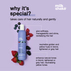 Milkshake Silver Shine Shampoo For Blond & Grey Hair | Grocsy