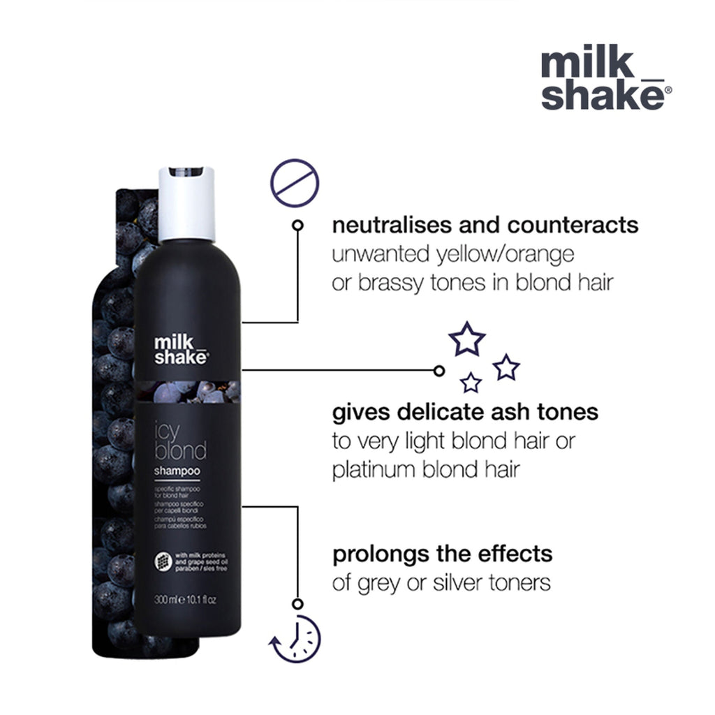 Milkshake Icy Blond Shampoo For Light Blond Coloured Hair | Grocsy