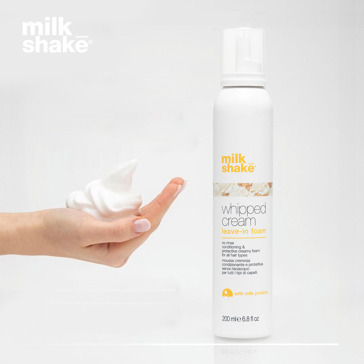Milkshake Whipped Cream Leave-In Conditioner For Soft & Manageable Hair With UV & Heat Protection | Grocsy