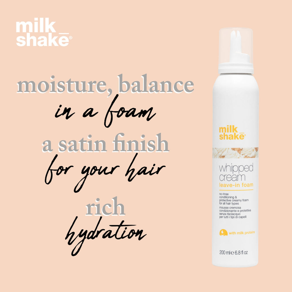 Milkshake Whipped Cream Leave-In Conditioner For Soft & Manageable Hair With UV & Heat Protection | Grocsy