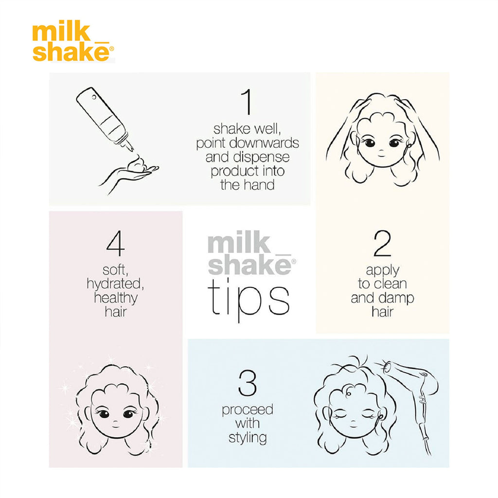 Milkshake Whipped Cream Leave-In Conditioner For Soft & Manageable Hair With UV & Heat Protection | Grocsy