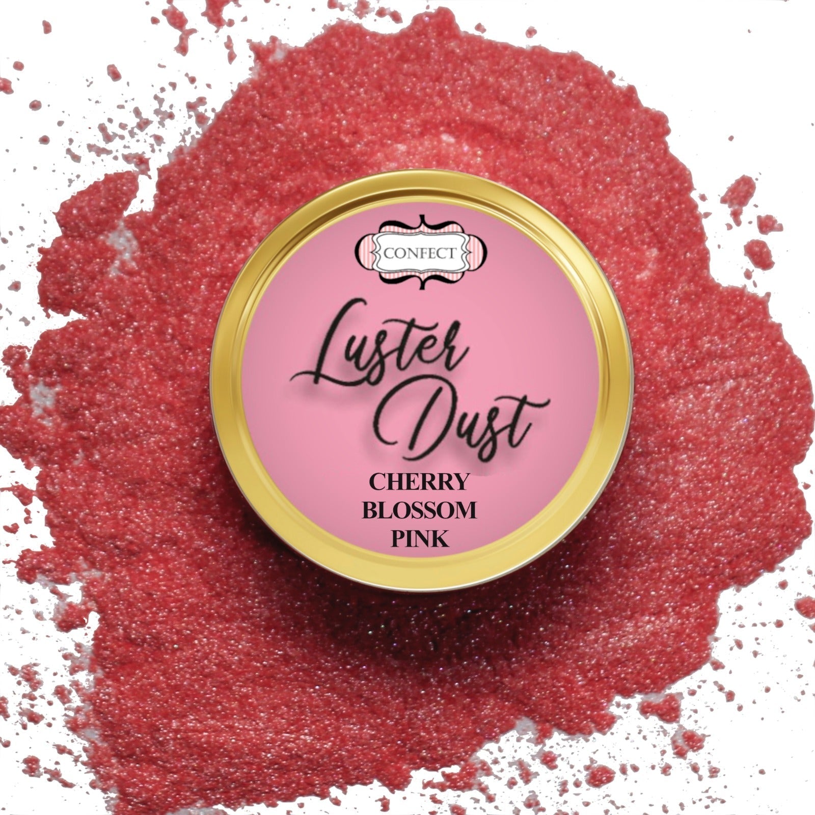 Confect Edible Luster Dust – Pack of 5 | Sangria Red, Mauve, Cherry Blossom, Two Tone, Wine Red | | Grocsy