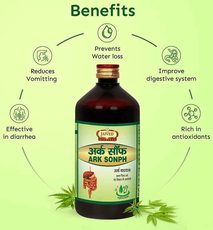 Jaived Ayurveda Ark Sonph  Improves Digesiton | Grocsy