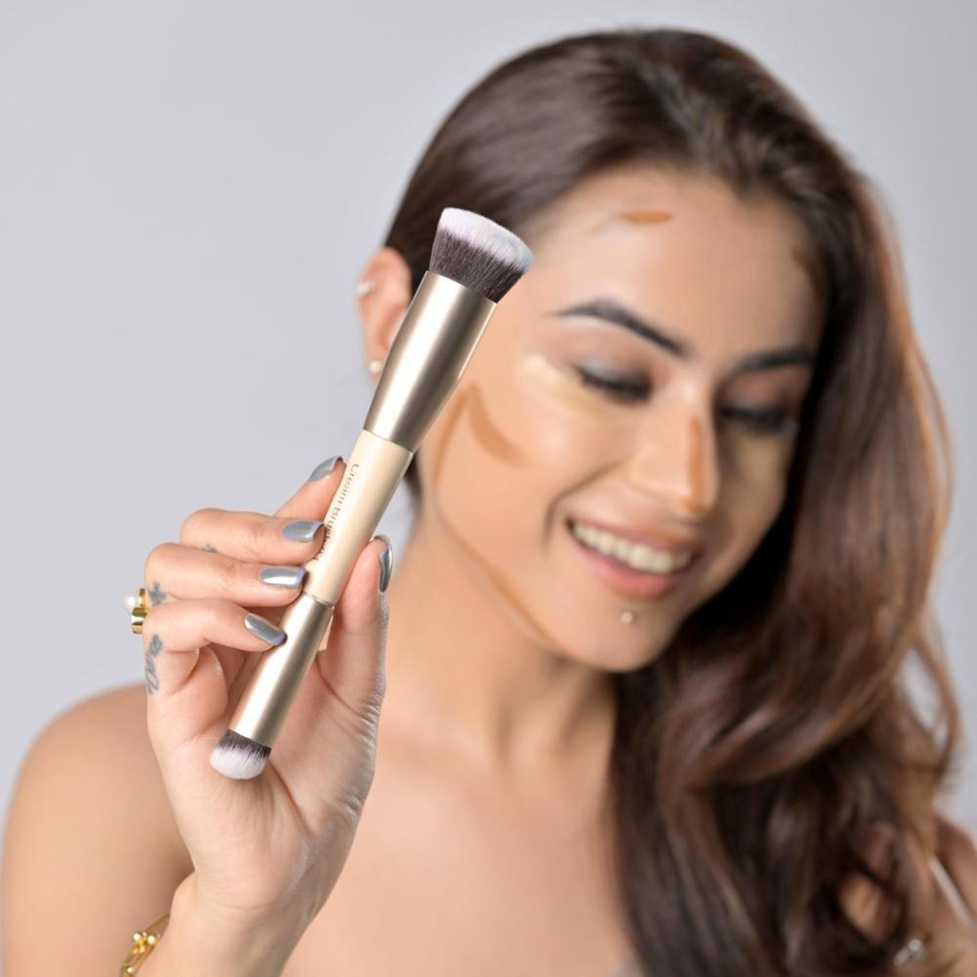Milagro Beauty Dual End Cream Brush 03 | Grocsy