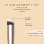 Milagro Beauty Dual End Cream Brush 03 | Grocsy
