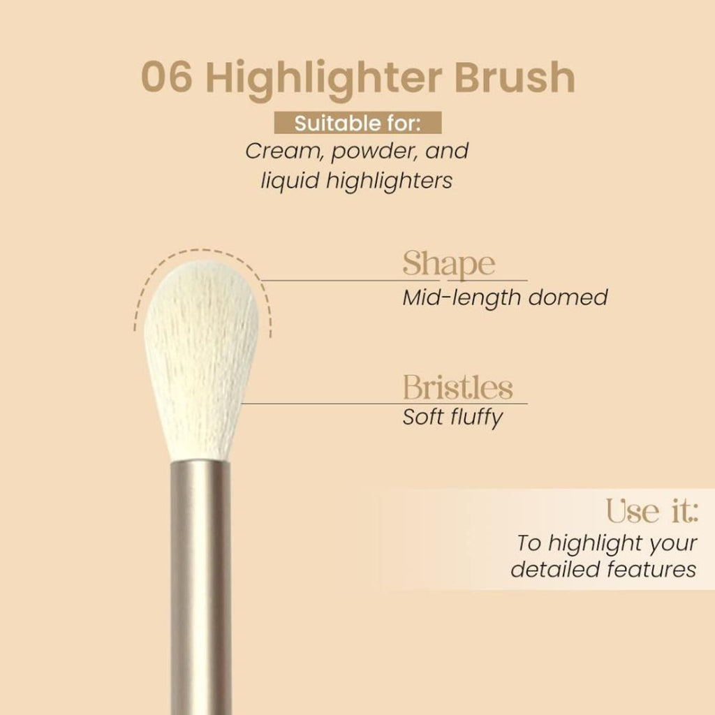 Milagro Beauty Highlighter Brush 06 | Grocsy