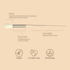 Milagro Beauty Highlighter Brush 06 | Grocsy