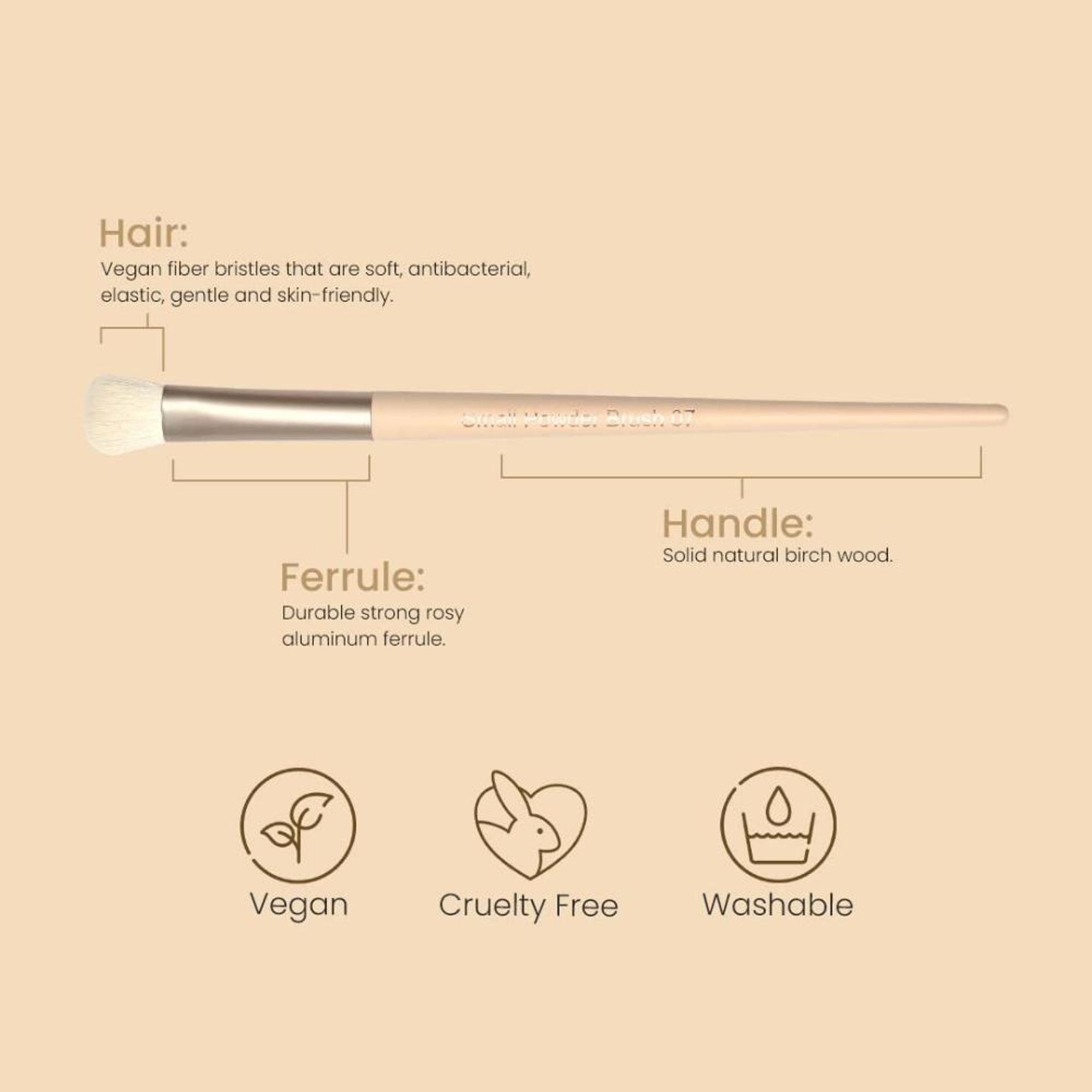 Milagro Beauty Small Powder Brush 07 | Grocsy
