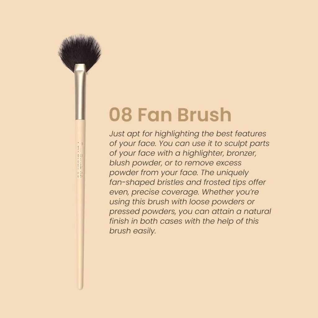 Milagro Beauty Fan Brush 08 | Grocsy