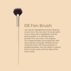 Milagro Beauty Fan Brush 08 | Grocsy