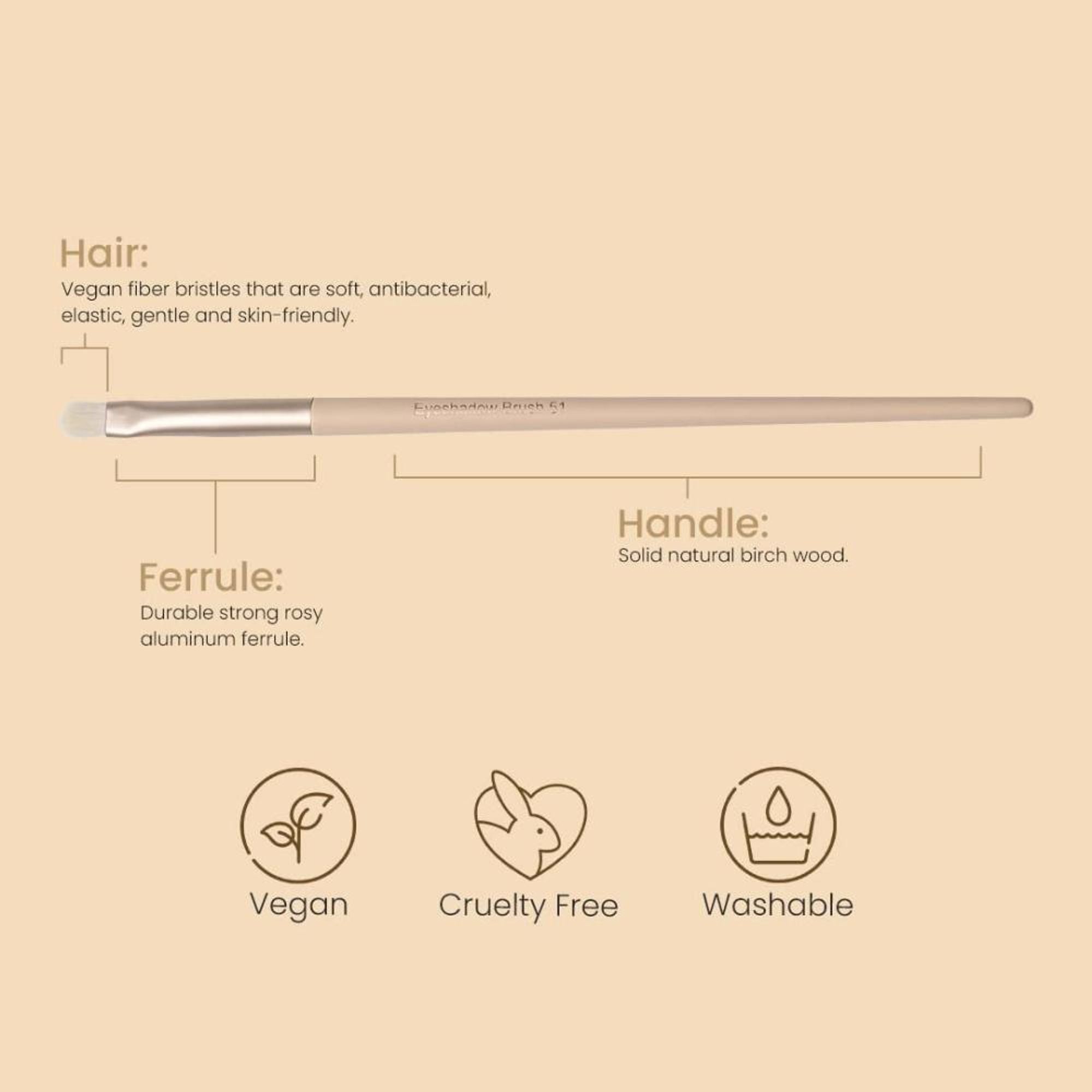 Milagro Beauty Eyeshadow Brush 51 | Grocsy