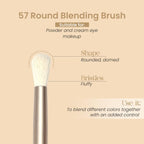 Milagro Beauty Round Blending Brush 57 | Grocsy