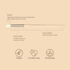 Milagro Beauty Round Blending Brush 57 | Grocsy