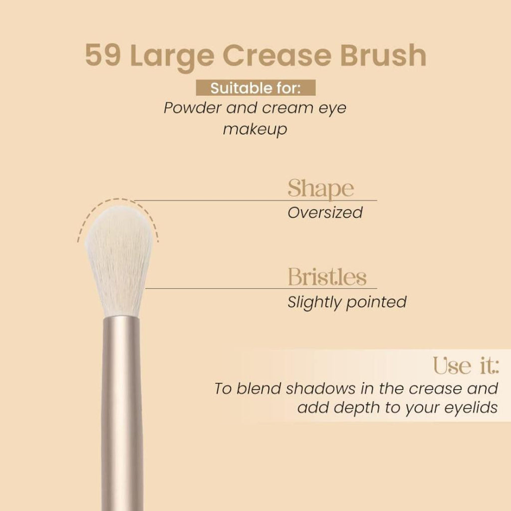 Milagro Beauty Large Crease Brush 59 | Grocsy