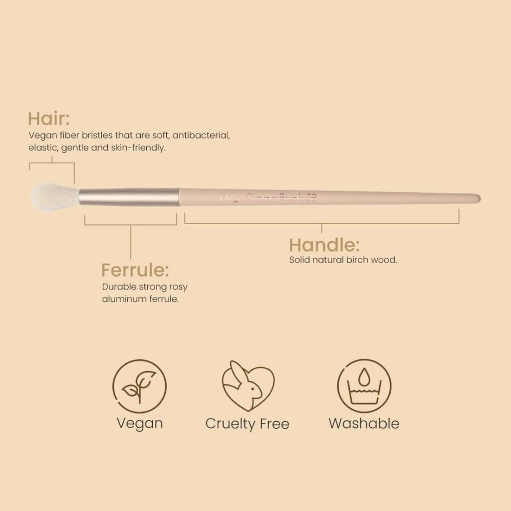Milagro Beauty Large Crease Brush 59 | Grocsy