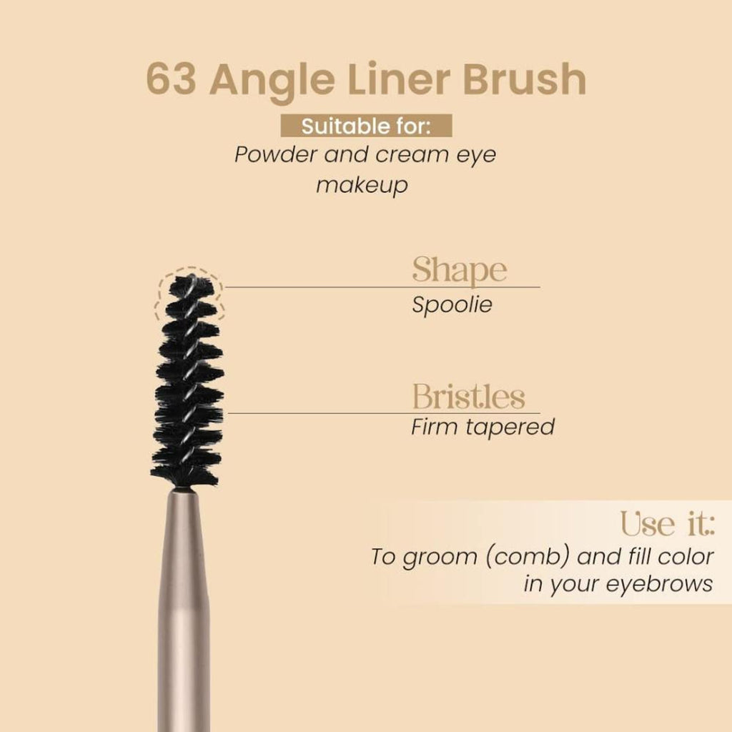 Milagro Beauty Angle Liner Spoolie Brush 63 | Grocsy