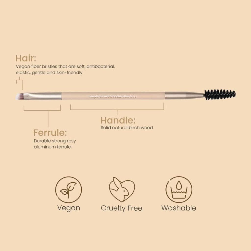 Milagro Beauty Angle Liner Spoolie Brush 63 | Grocsy