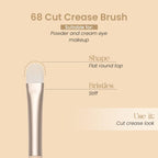 Milagro Beauty Cut Crease Brush 68 | Grocsy