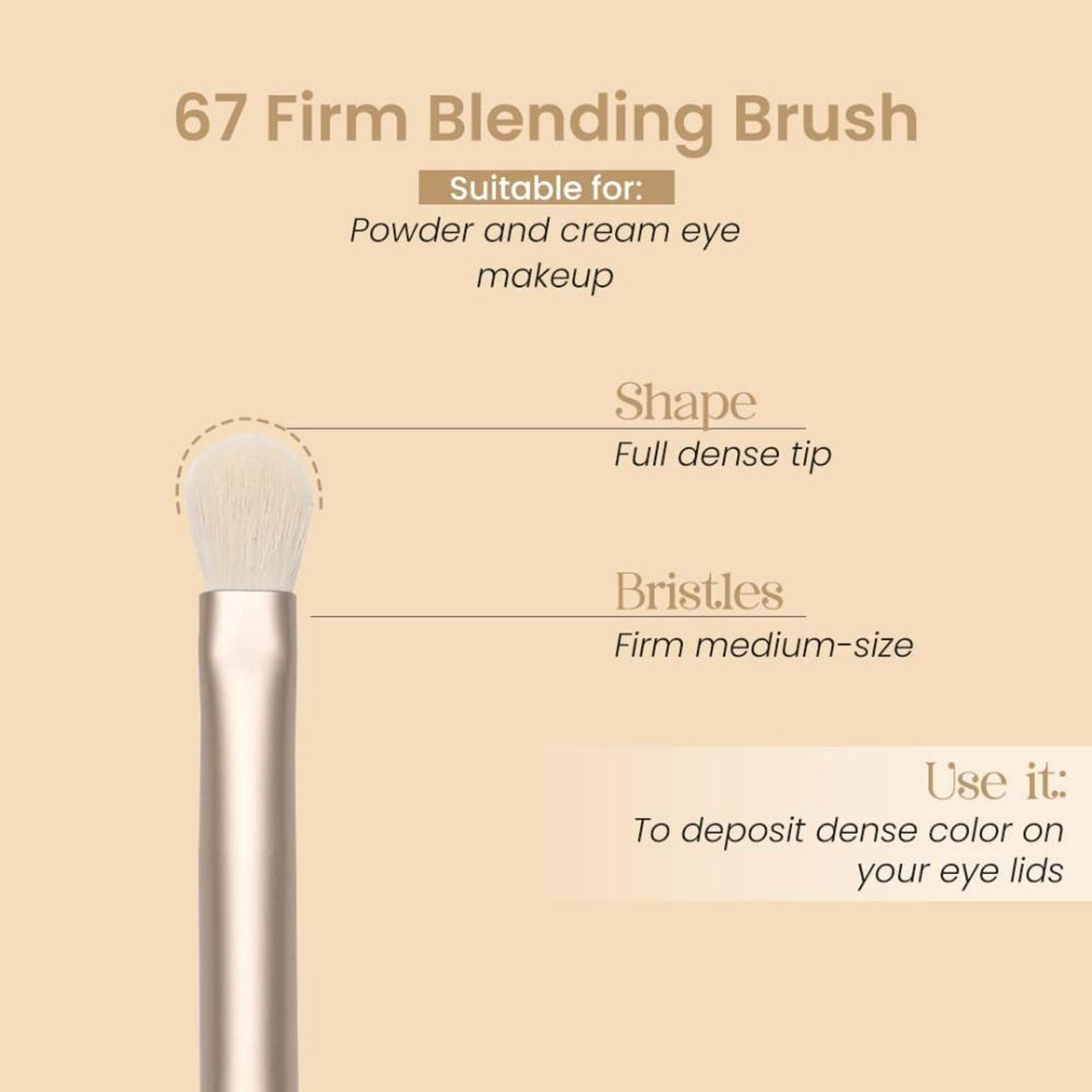 Milagro Beauty Firm Blending Brush 67 | Grocsy