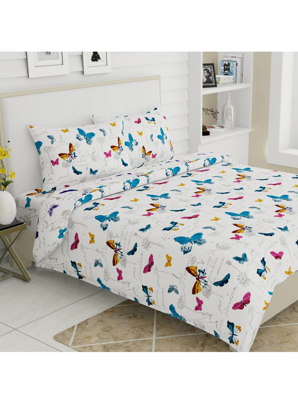 haus & kinder Unisex Blue Bedsheets | Grocsy