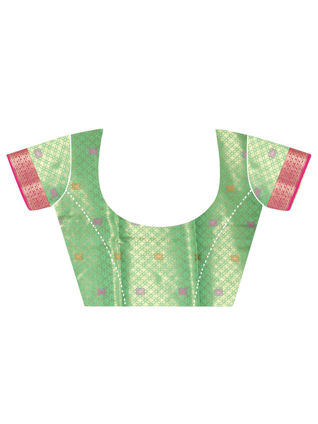 Sangria Rust Ethnic Woven-Designed Festive Saree With Blouse Piece | Grocsy