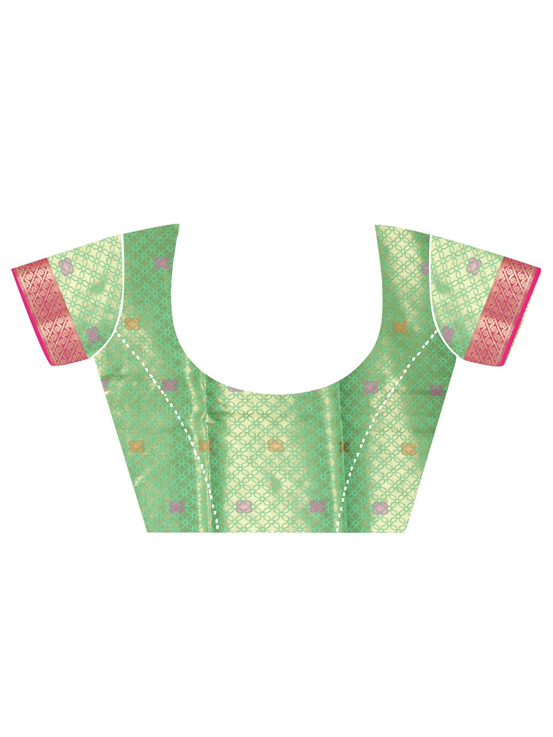 Sangria Rust Ethnic Woven-Designed Festive Saree With Blouse Piece | Grocsy